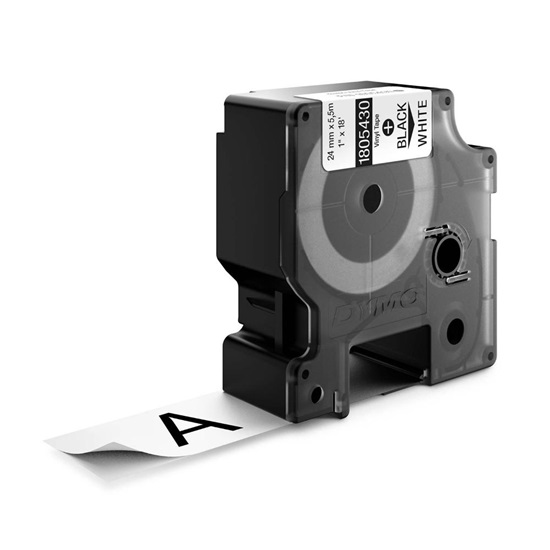 Ταινία Ετικετογράφου DYMO Ind Rhino Tape Vinyl Black On White 24mm (1805430) (DYM1805430)-DYM1805430