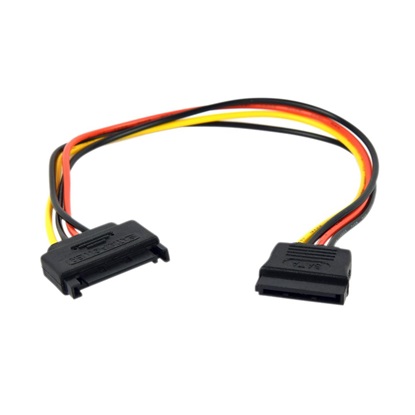 Gembird Cc-SATAmf-01 Extension Cable SATA 15 Pin Male > SATA 15 Pin Female 30cm (CC-SATAMF-01) (GEMCC-SATAMF-01)-GEMCC-SATAMF-01