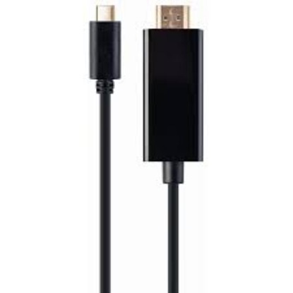 Gembird USB-C To HDMI Cable Male 4k 30hz 2m (A-CM-HDMIM-01) (GEMA-CM-HDMIM-01)-GEMA-CM-HDMIM-01