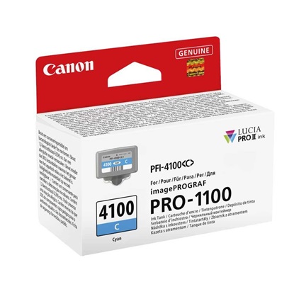 Canon Μελάνι Inkjet PFI4100C Cyan (6778C001) (CANPFI-4100C)-CANPFI-4100C