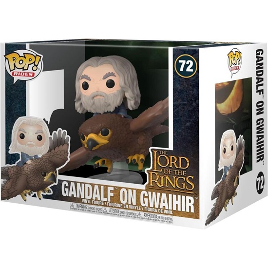 Funko Pop! Rides: Lord of the Rings - Gwaihir with Gandalf #72 (FNK08691)-FNK08691