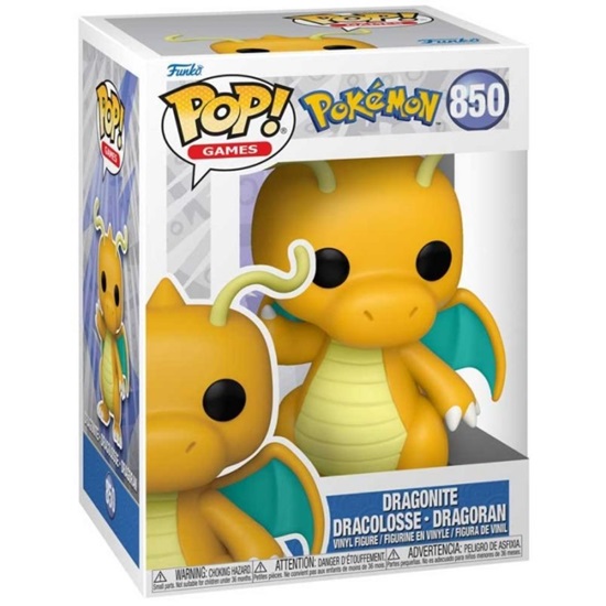 Funko Pop! Games: Pokemon - Dragonite #850 (FNK42207)-FNK42207