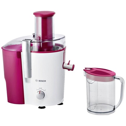 Bosch MES25C0 juice maker Centrifugal juicer 700 W Cherry fruit, Transparent, White (MES 25C0) (BSHMES25C0)-BSHMES25C0