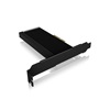 RaidSonic ICY BOX M.2 PCIe Gen 4.0x4 To PCIe Gen 4.0x4 With Heat Sink Μαύρο (IB-PCI208-HS) (RSCIB-PCI208-HS)-RSCIB-PCI208-HS