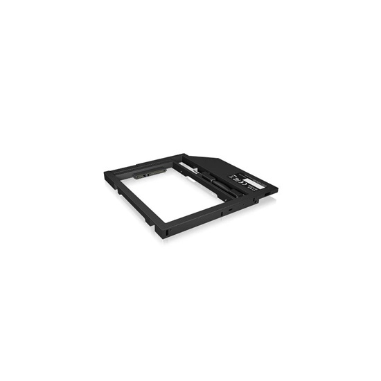 RaidSonic ICY BOX Caddy For 2.5Inch SATA HDD/SSD In 9 or 9.5mm Notebook DVD Bay Μαύρο (IB-AC649) (RSCIB-AC649)-RSCIB-AC649
