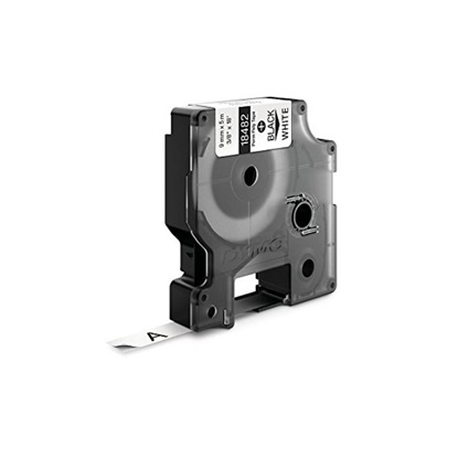 Ταινία Ετικετογράφου DYMO Ind Rhino Tape Permanent Polyester Black On White 9mm (S0718240) (DYM18482)-DYM18482