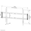 Neomounts Monitor/TV Wall Mount Fixed 43''-86'' (NEOWL30-550BL18)-NEOWL30-550BL18