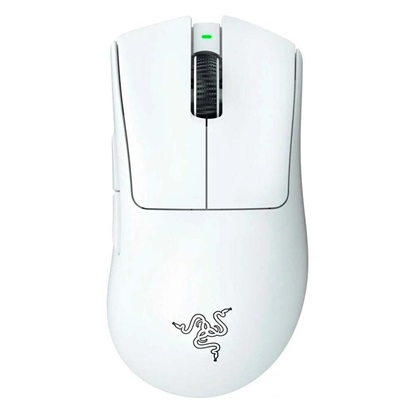 Razer Deathadder V3 Pro White 64g Wireless Gaming Mouse Ergonomic 90 Hours Battery 30k DPI (RZ01-04630200-R3G1) (RAZRZ01-04630200-R3G1)-RAZRZ01-04630200-R3G1