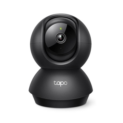 TP-LINK Pan/Tilt Home Security WiFi Camera 1080p Full HD Black(TAPO C201) (TPC201)-TPC201