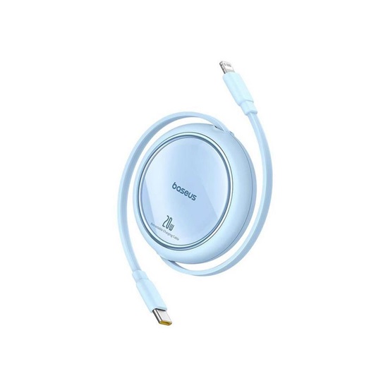 Baseus Retractable USB-C to Lightning Cable 20W Μπλε 1m (P10364501311-00) (BASP10364501311-00)-BASP10364501311-00