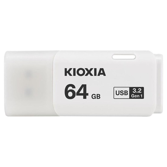 Kioxia TransMemory U301 64GB USB 3.2 Stick Λευκό (LU301W064GG4) (KIOLU301W064GG4)-KIOLU301W064GG4