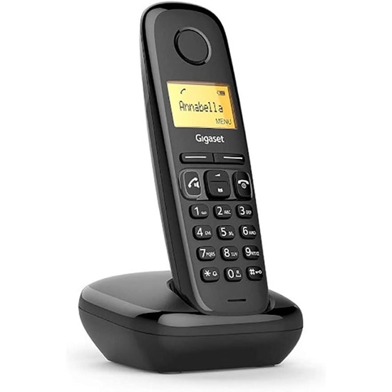 Gigaset Wireless Phone A270 Black (S30852-H2812-D201) (GGSA270-BLA)-GGSA270-BLA