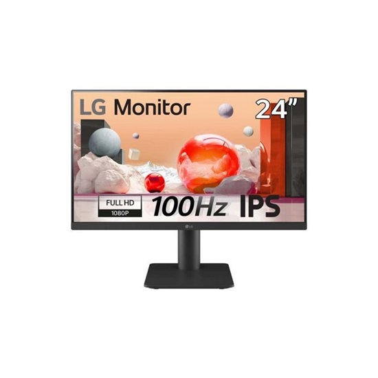 LG 24MS550-B IPS FHD Monitor 24" with speakers (24MS550-B.AEU) (LG24MS550-B)-LG24MS550-B