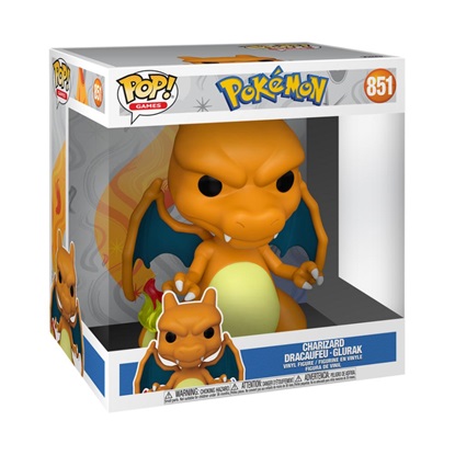 Funko Pop! Games: Pokemon - Charizard #851 Supersized (FNK42245)-FNK42245