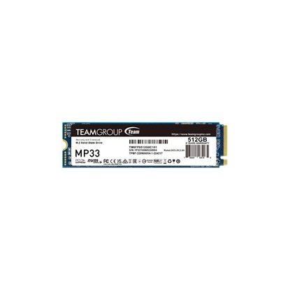 TeamGroup Δίσκος SSD 512GB MP33 PCIe M.2 PCIe 3.0 x4 NVME (TM8FP6512G0C101) (TEGTM8FP6512G0C101)-TEGTM8FP6512G0C101