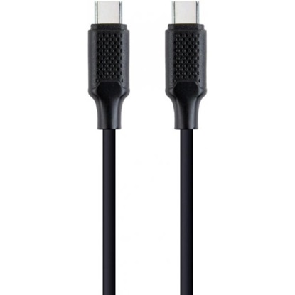Gembird USB 2.0 Cable USB-C male - USB-C male Μαύρο 1.5m (CC-USB2-CMCM100-1.5M) (GEMCC-USB2-CMCM100-1.5M)-GEMCC-USB2-CMCM100-1.5M