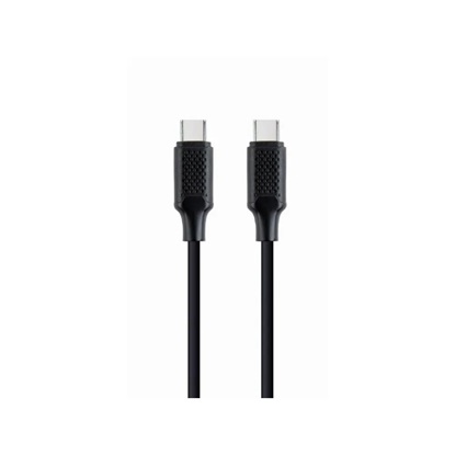 Gembird Braided USB 2.0 Cable USB-C male - USB-C male Μαύρο 1.5m (CC-USB2-CMCM60-1.5M) (GEMCC-USB2-CMCM60-1.5M)-GEMCC-USB2-CMCM60-1.5M