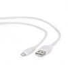 Gembird Cc- USB2-amlm-2m-w USB To 8-pin Cable Charging Transmission (Ipad,iphone5/6/7/8/x) 2m White (CC-USB2-AMLM-2M-W) (GEMCC-USB2-AMLM-2M-W)-GEMCC-USB2-AMLM-2M-W