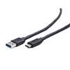 Gembird Regular USB 3.0 Cable USB-C male - USB-A male Μαύρο 1.8m (CCP-USB3-AMCM-6) (GEMCCP-USB3-AMCM-6)-GEMCCP-USB3-AMCM-6