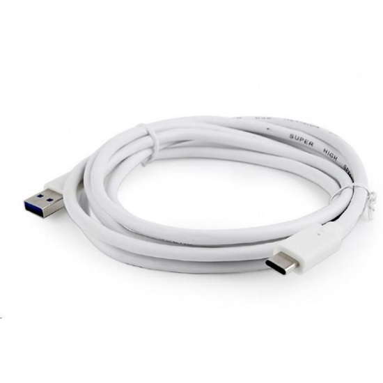Gembird Ccp- USB3-amcm-1m-w USB-C 3.0 Cable, 1m, White (CCP-USB3-AMCM-1M-W) (GEMCCP-USB3-AMCM-1M-W)-GEMCCP-USB3-AMCM-1M-W