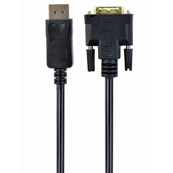Gembird Displayport(M)->DVI-d(24+1) Cable 1m (CC-DPM-DVIM-1M) (GEMCC-DPM-DVIM-1M)-GEMCC-DPM-DVIM-1M