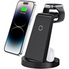 Αxred FC-18W Wireless fast charge pad 3 Iin 1 for Smartphones, Apple Watch και Airpods (AXRFC-18W)-AXRFC-18W