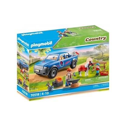 Playmobil Country Mobile Blacksmith with Light Effect για 4-10 ετών (70518) (PLY70518)-PLY70518