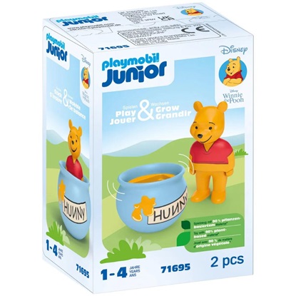Playmobil Junior Disney: Winnie the Poohʼs Counter Balance Honey Pot για 1-4 ετών (71695) (PLY71695)-PLY71695