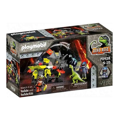 Playmobil Dino Rise Ρομπότ Δεινόσαυρος & Πολεμιστές για 5-10 ετών (70928) (PLY70928)-PLY70928