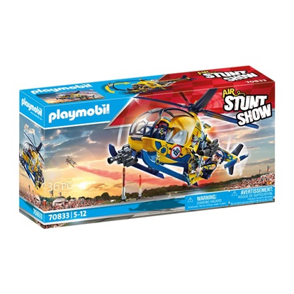 Playmobil Stunt Show Helicopter with Film Crew για 5-12 ετών (70833) (PLY70833)-PLY70833