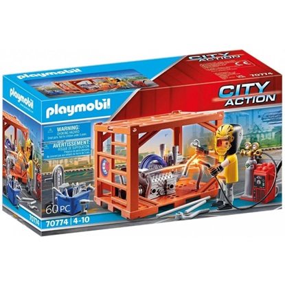 Playmobil City Action Κατασκευαστής Container για 4-10 ετών (70774) (PLY70774)-PLY70774