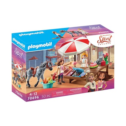 Playmobil Spirit Υπαίθριο Ζαχαροπλαστείο στο Miradero για 4-12 ετών (70696) (PLY70696)-PLY70696