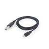 Gembird Cc- USB2-amlm-2m Cable ( USB 2.0 M - Lightning M; 2m; Black) (CC-USB2-AMLM-2M) (GEMCC-USB2-AMLM-2M)-GEMCC-USB2-AMLM-2M