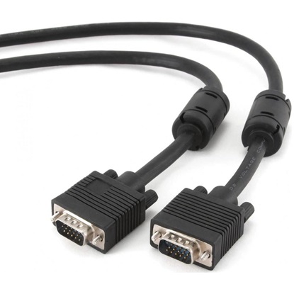 Gembird Cable VGA male - VGA male 5m (CC-PPVGA-5M-B) (GEMCC-PPVGA-5M-B)-GEMCC-PPVGA-5M-B