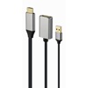 Gembird Μετατροπέας HDMI / USB-A male σε DisplayPort female (A-HDMIM-DPF-02) (GEMA-HDMIM-DPF-02)-GEMA-HDMIM-DPF-02