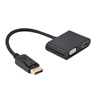 Gembird Μετατροπέας DisplayPort male σε HDMI / VGA female (A-DPM-HDMIFVGAF-01) (GEMA-DPM-HDMIFVGAF-01)-GEMA-DPM-HDMIFVGAF-01