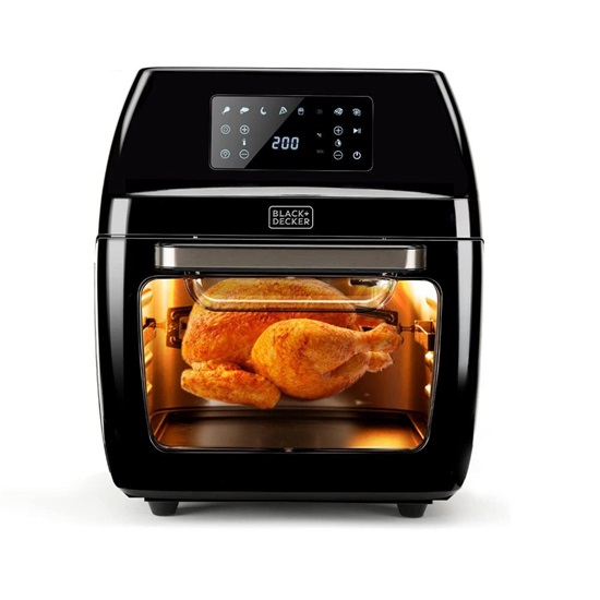 Black & Decker BXAFO1200E Air Fryer With Oven 1700W (BDEBXAFO1200E)-BDEBXAFO1200E