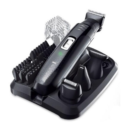 Remington Σετ Επαναφορτιζόμενης Κουρευτικής Μηχανής Μαύρο (PG6130) (REMPG6130)-REMPG6130