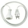 Brennenstuhl Quality plastic extension cable 3m white H05VV-F 3G1,5 (1168430) (BNN1168430)-BNN1168430