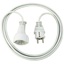 Brennenstuhl Quality plastic extension cable 3m white H05VV-F 3G1,5 (1168430) (BNN1168430)-BNN1168430