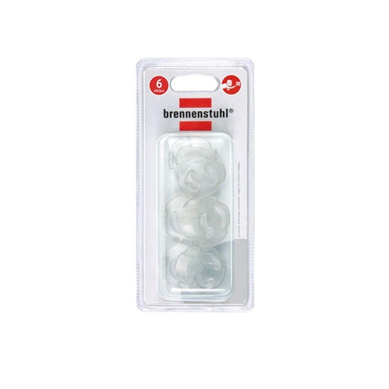 Brennenstuhl Wall socket cover with touch protection, content: 6 units (1164480) (BNN1164480)-BNN1164480