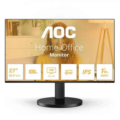 AOC 27B3HA2 FHD IPS Monitor 27'' 100 Hz with speakers (AOC27B3HA2)-AOC27B3HA2