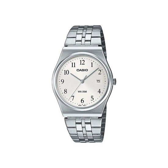 Casio Ρολόι Μπαταρίας με Ασημί Μεταλλικό Μπρασελέ (MTP-B145D-7BVEF) (CASMTP-B145D-7BVEF)-CASMTP-B145D-7BVEF