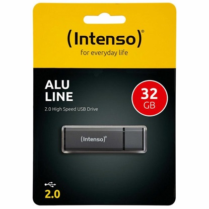 Intenso USB 2.0 Stick 32GB Alu Line Anthracite (3521481) (NSO3521481)-NSO3521481