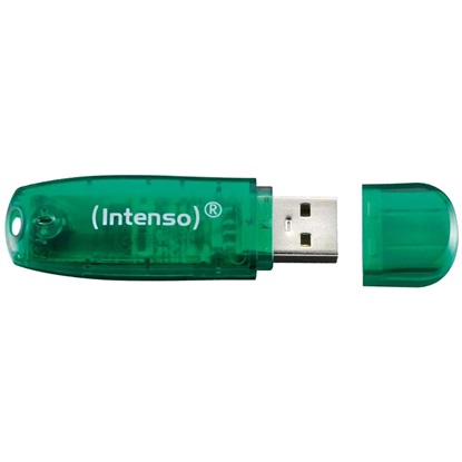 Intenso USB 2.0 Stick  8GB Rainbow Line Green (3502460) (NSO3502460)-NSO3502460