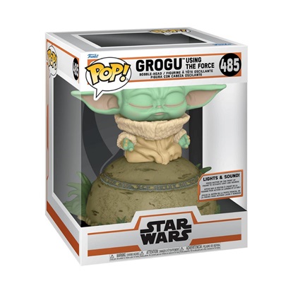 Funko Pop! TV: Star Wars: The Mandalorian - Grogu Using The Force #485 Special Edition (FNK83909)-FNK83909
