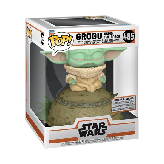 Funko Pop! TV: Star Wars: The Mandalorian - Grogu Using The Force #485 Special Edition (FNK83909)-FNK83909