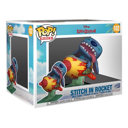 Funko Pop! Rides: Disney Lilo and Stitch - Stitch in Rocket #102 Deluxe (FNK56200)-FNK56200