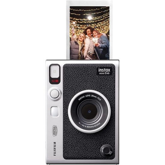 Fujifilm Instant Φωτογραφική Μηχανή Instax Mini Evo Black (16812467) (FJM16812467)-FJM16812467