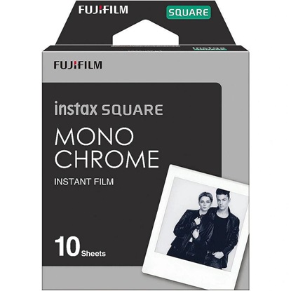 Fujifilm B&W/Monochrome Instax Square Instant Φιλμ (10 Exposures) Monochrome (16671332) (FJM16671332)-FJM16671332